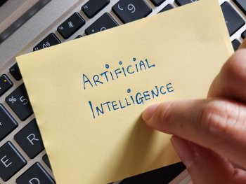 post-it note saying "Artificial Intelligence"