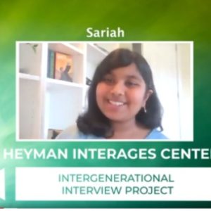 Intergenerational Interview Project