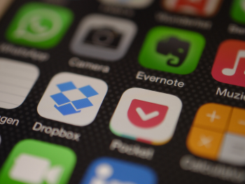 screen of mobile apps