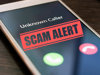 scam alert on cell phone