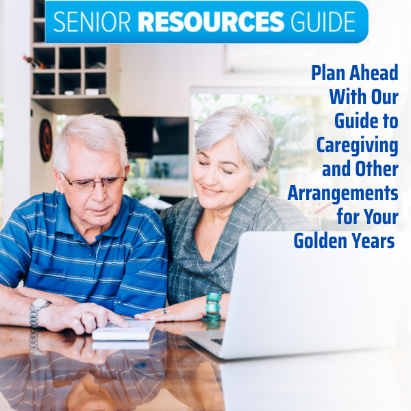 older couple working on computer